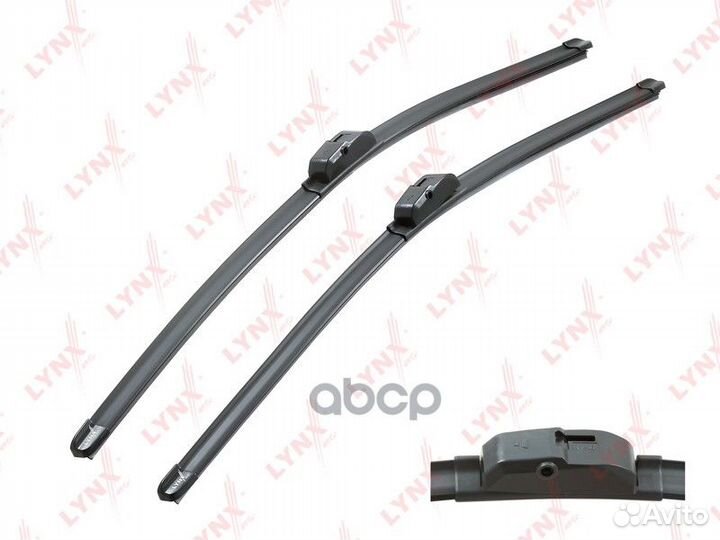 LB-1264) Комплект бескаркасных щеток стеклоочи