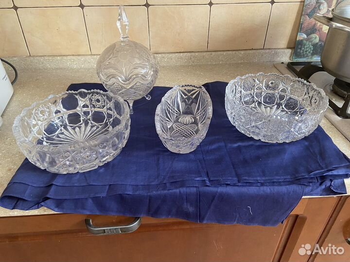 Хрусталь СССР вазы