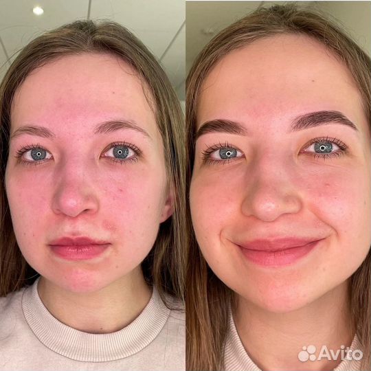 Окрашивание бровей