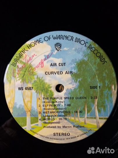 Виниловые пластинки Curved Air 1973, 1975