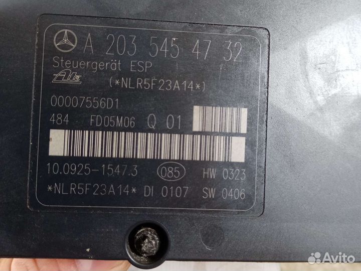 Блок ABS ESP mercedes c-class W203