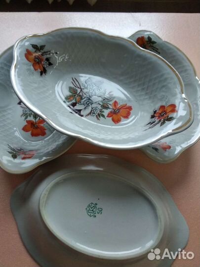 Салатник производство СССР овальный