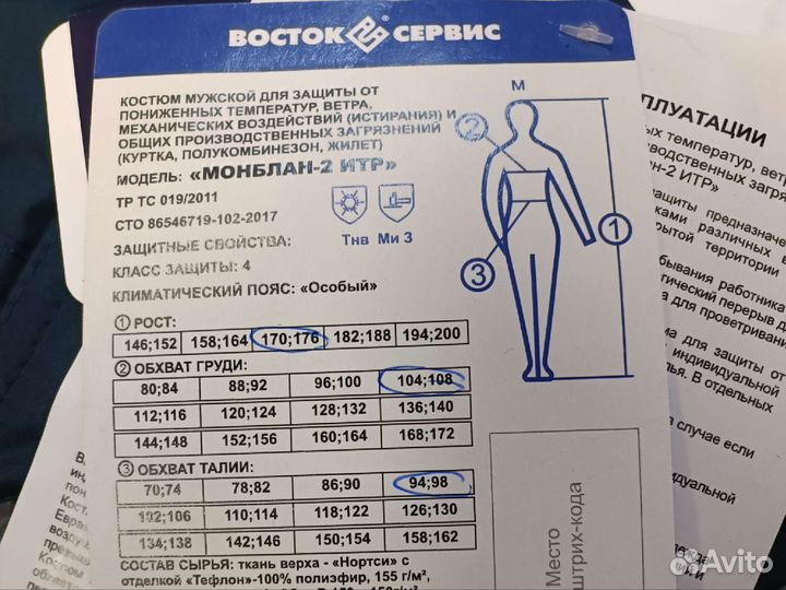 Спецодежда зимняя