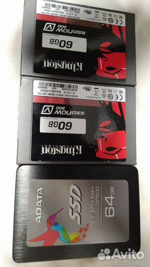 SSD диски Kingston, Adata, WD Green 2.5