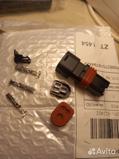 Разъём 3-х контактный для датчика температуры