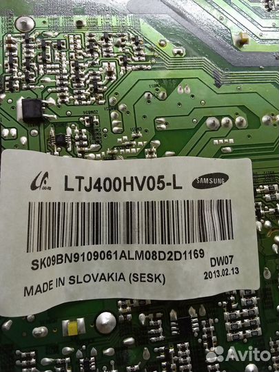Блок питания bn44-00518B телевизора Samsung UE40