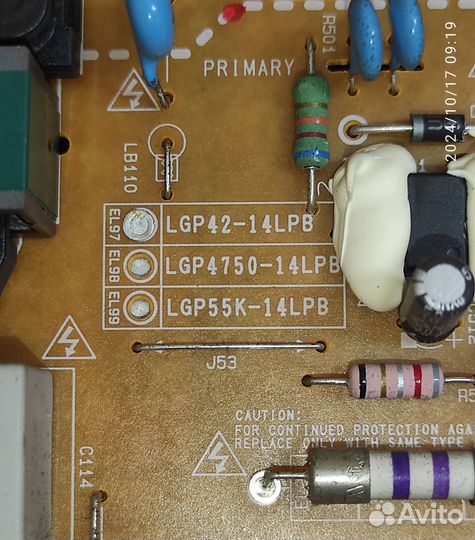 PCB EAX65424001 (2. 7) от LG 42LB673V