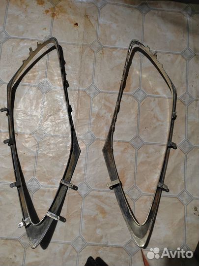 Окантовка фар Lexus gs 300 без омывателя