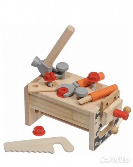 Развивающая деревянная игрушка инструменты