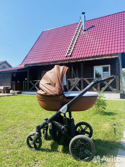 Коляска verdi 3 в 1 шоколад