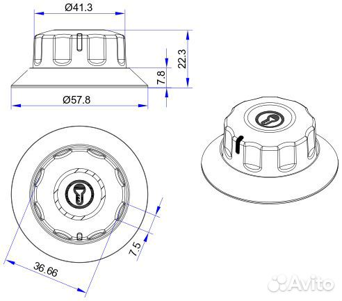 Капиллярный термостат WKC-90S2 16A/250В ас с рукоя