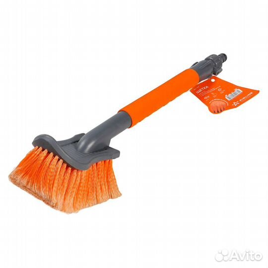 Щетка для мытья с насадкой для шланга, с мягкой ра