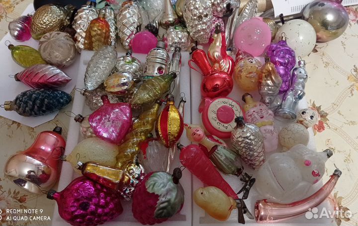 Елочные игрушки СССР в реставрацию