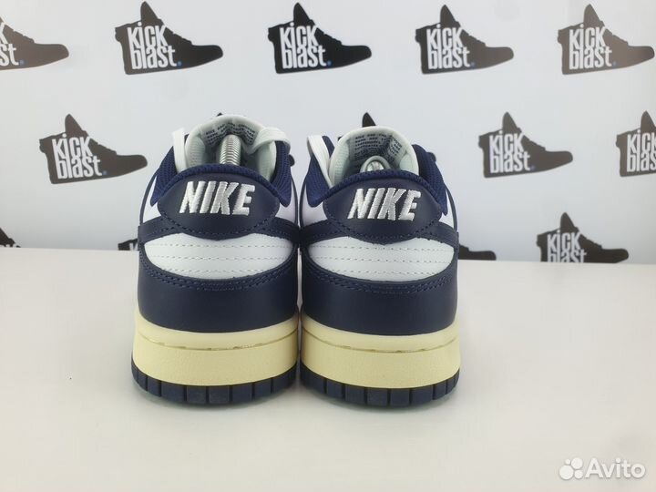 Nike Dunk Low“Midnight Navy and White”