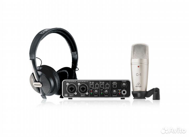 Комплект для звукозаписи Behringer U-Phoria Studio