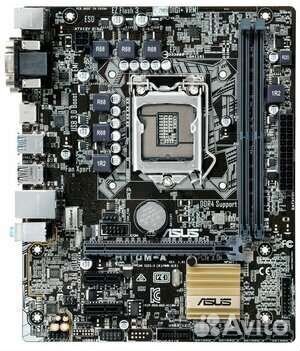 Материнская плата asus H110M-A с Intel i5-6400