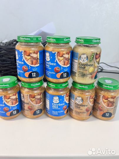 Детское пюре Gerber 12+