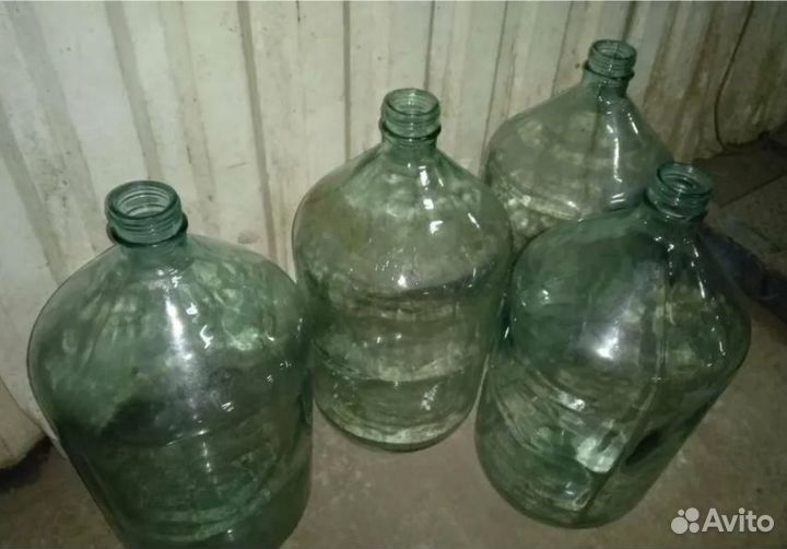 Бутыль стеклянная 20л под 