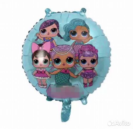 Шар воздушный фольгированный лол