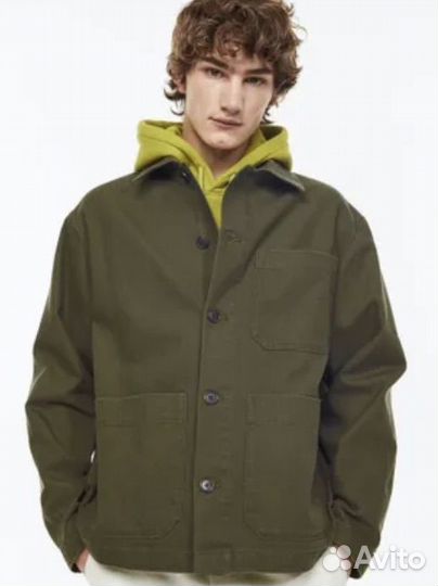 Куртка ветровка мужская H&M хаки 42 44