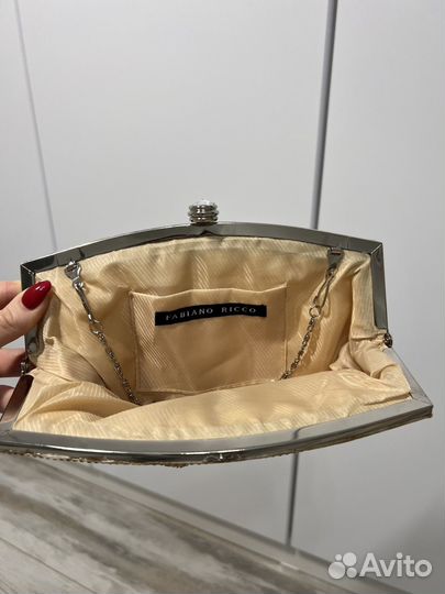 Вечерний клатч с паетками Fabiano Ricco
