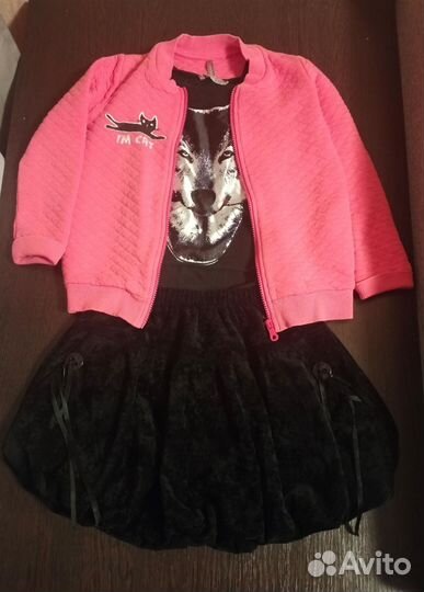 Пакет одежды для девочки 122-128 р цена за всё