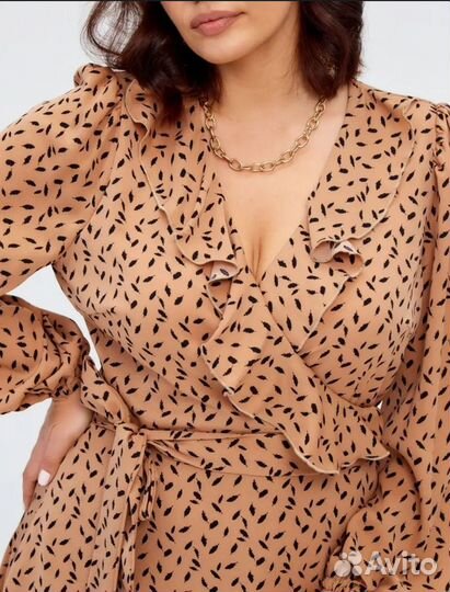 Платье с запахом вечернее