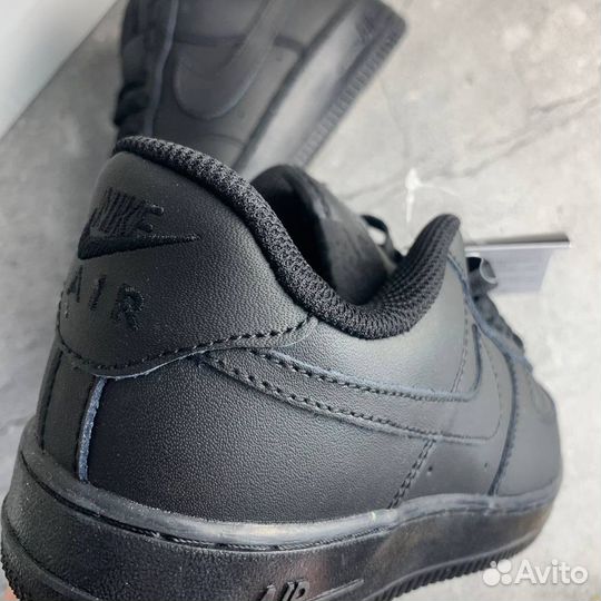 Кроссовки Nike Air Force 1 Black (36-45)