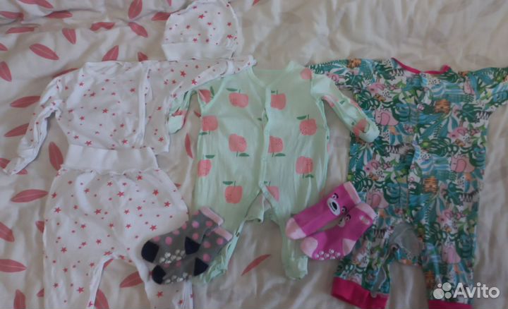 Пакет детских вещей 0-6 мес