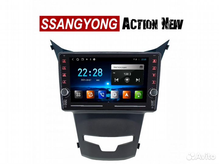 Topway ts18 SsangYong Action NEW LTE CarPlay 2/32g