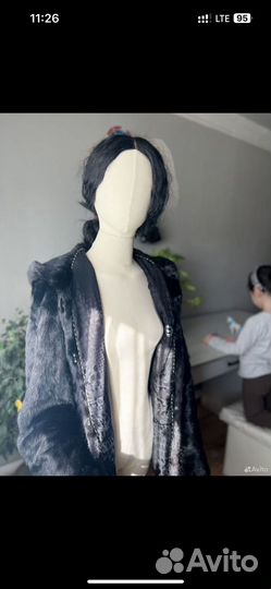 Шуба норковая 46 48 бу