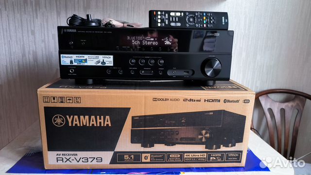 Ресивер Yamaha 4k Bluetooth hdmi 2.0 USB 100Вт кан купить в Москве ...
