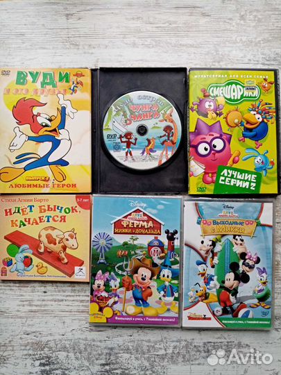 Мультфильмы, песни и сказки на DVD