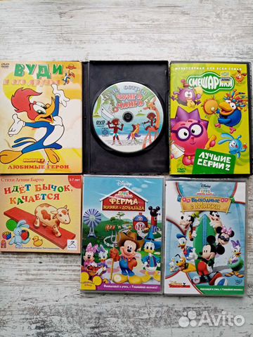 Мультфильмы, песни и сказки на DVD