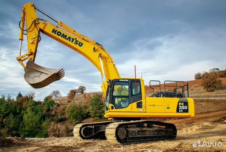 Стекло боковое за дверью экскаватор Komatsu PC350