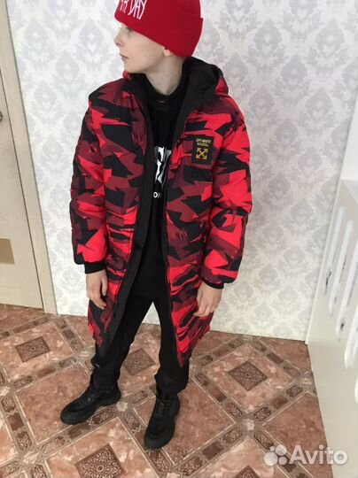 Пуховик двусторонний