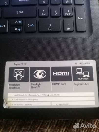 Ноутбук acer в отличном состоянии