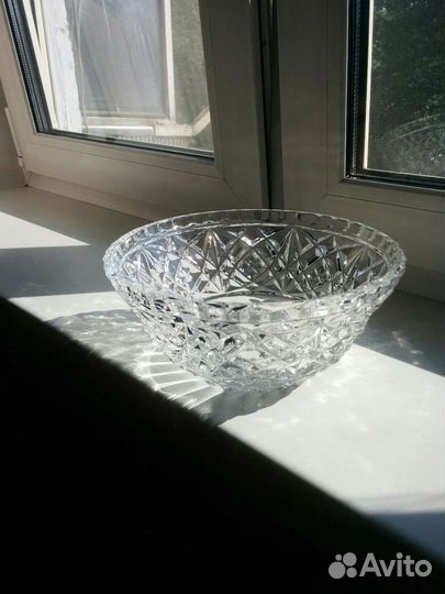 Ваза хрустальная