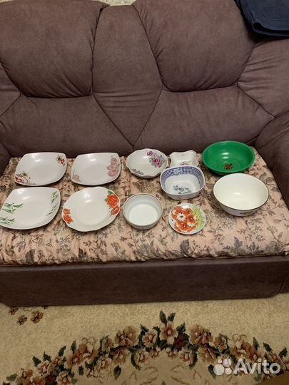 Тарелки., пиалы, миски