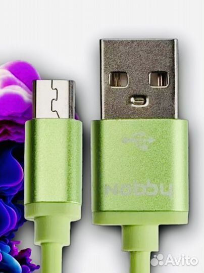 Кабель для зарядки телефона micro usb 3 цвета 3 шт