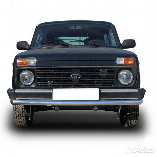 Защита переднего бампера Ваз 21213 (niva) 3 дв