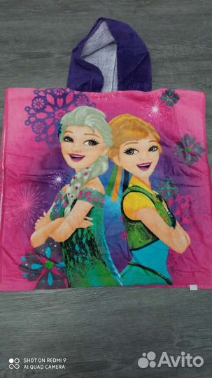 Полотенце-пончо детское