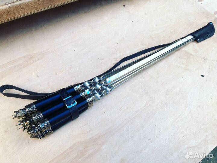 Подарочный набор шампура.бронза