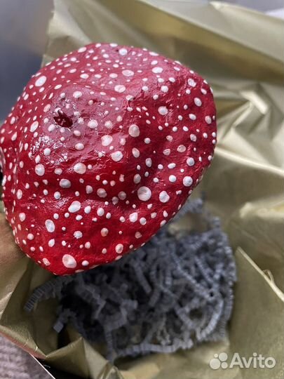 Ватная игрушка на ёлку