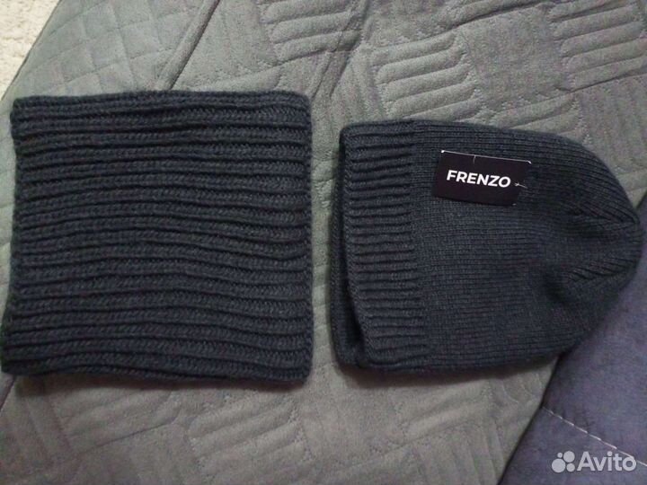 Шапка и снуд мужской