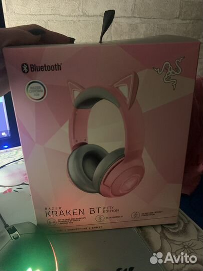 Беспроводные наушники razer kraken