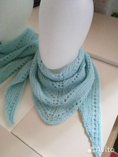 Шарф (косынка- бактус) полушерстяная