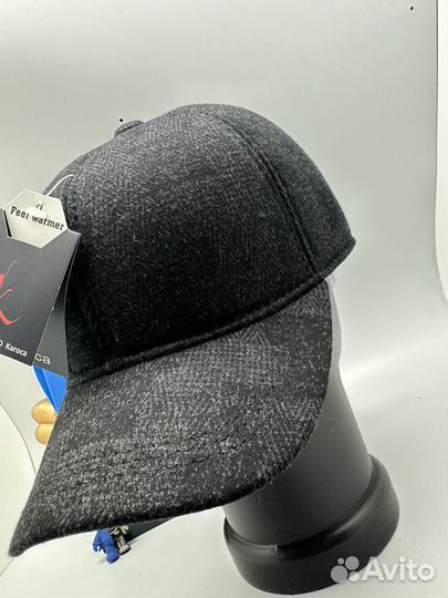Кепка зимняя с ушами 60