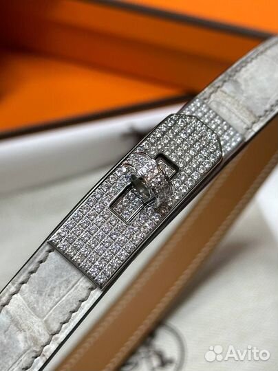 Ремень Hermes кожаный