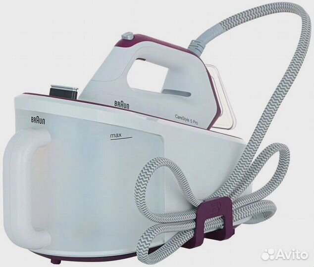 Парогенератор Braun IS5155WH 2400Вт белый/сиреневый